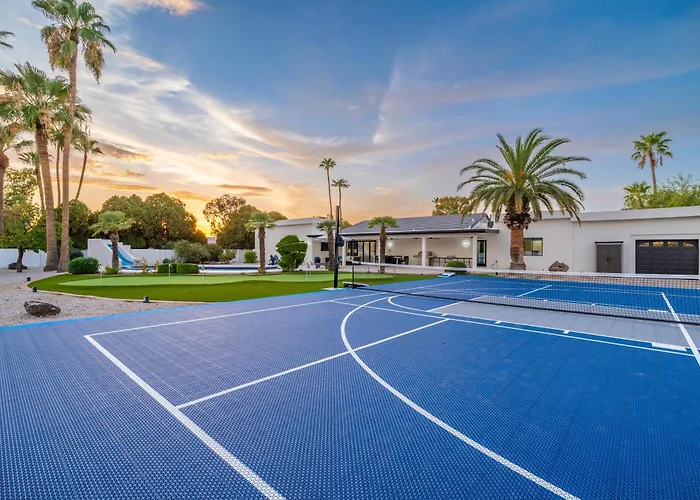 Multimillion Resortvillawaterslidepickleball Courtputtting Greenspagameroom * Scottsdale
