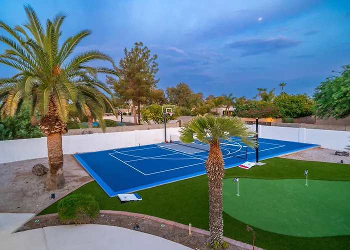 Holiday home Multimillion Resortvillawaterslidepickleball Courtputtting Greenspagameroom Scottsdale