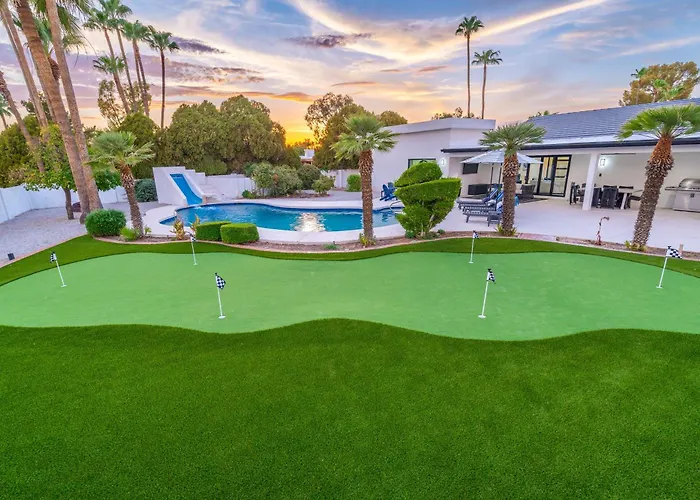 Multimillion Resortvillawaterslidepickleball Courtputtting Greenspagameroom * Scottsdale