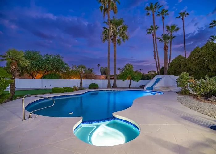 Multimillion Resortvillawaterslidepickleball Courtputtting Greenspagameroom * Scottsdale