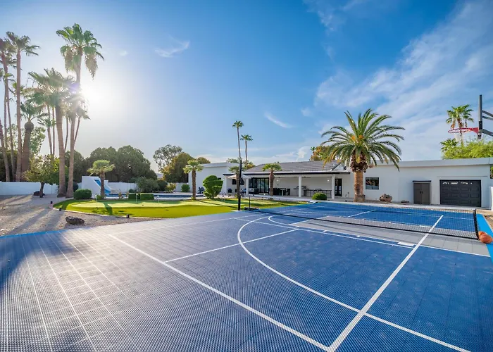 Multimillion Resortvillawaterslidepickleball Courtputtting Greenspagameroom Scottsdale